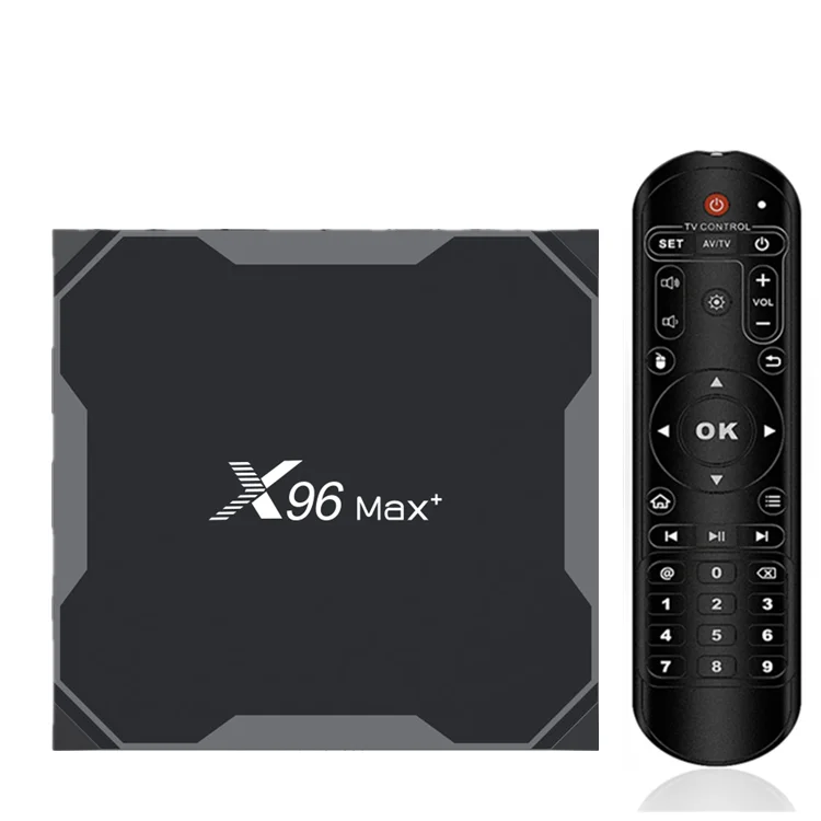 

X96 MAX Plus 4GB 64GB Android 9.0 Smart TV Box Amlogic S905X3 Quad Core Dual Wifi BT H.265 8K Youtube X96Max Plus Set top box