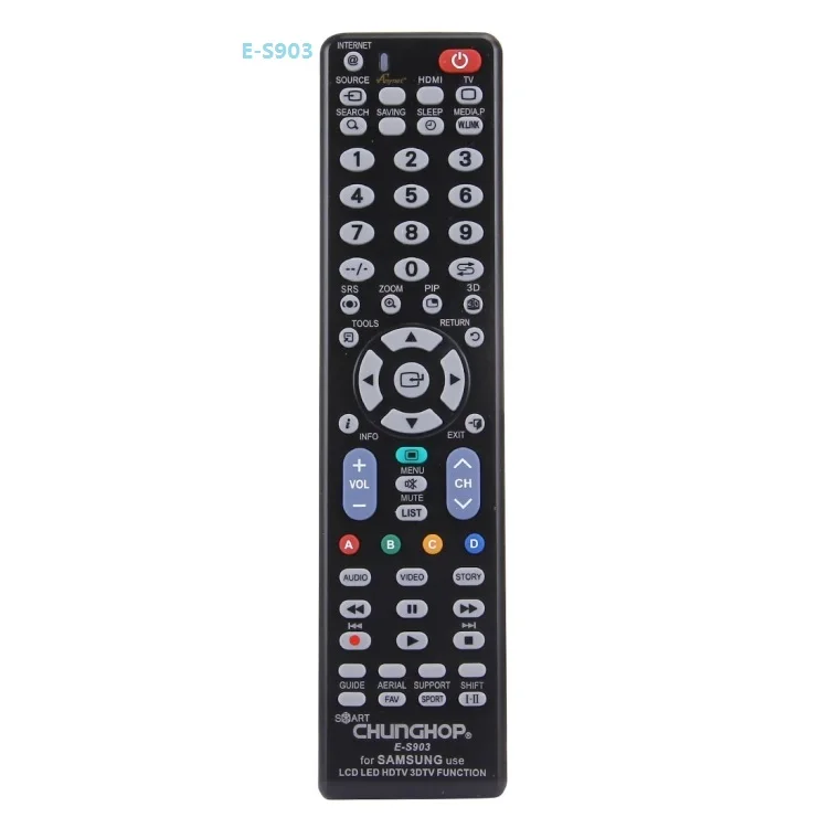 

Wholesale CHUNGHOP E-S903 TV Remote Control Universal Remote Controller for Samsung LED LCD HDTV 3DTV