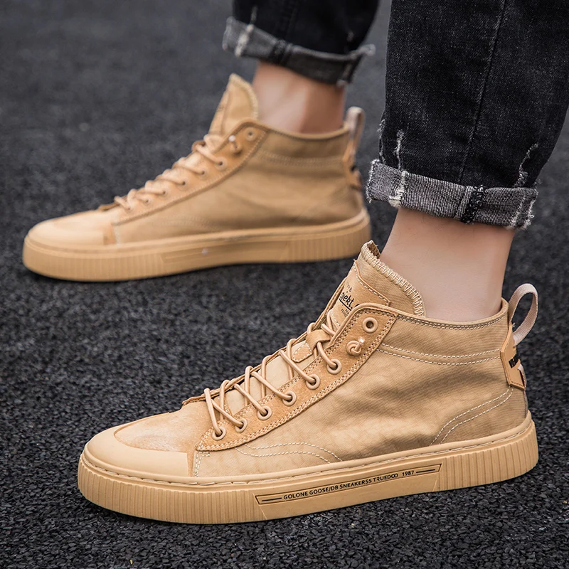 

2021 new arrival high-cut walking shoes high quality sneakers for men