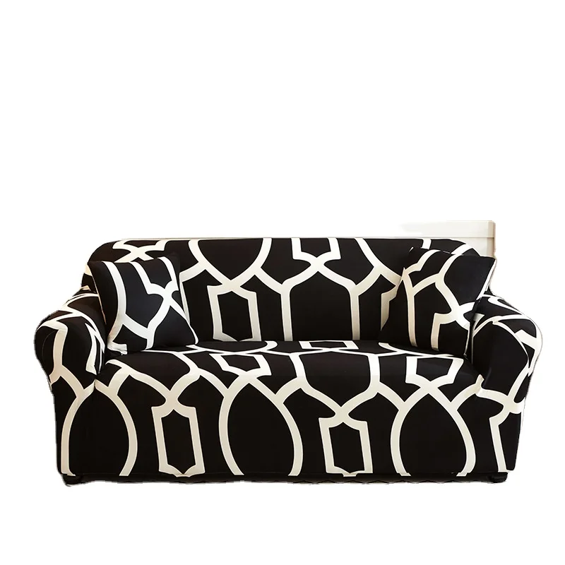 Factory Price Best Selling Hot 2024 Waffle Weave Sofa Cover for Living Room 95% Polyester  5% Spandex Couch Cover