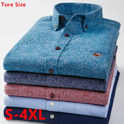 

2021 Wholesale High Quality Cotton Oxford Men's Shirt Solid long Sleeve Slim Fit Men's Tops New Business Brushed Men Shirts, Customized color