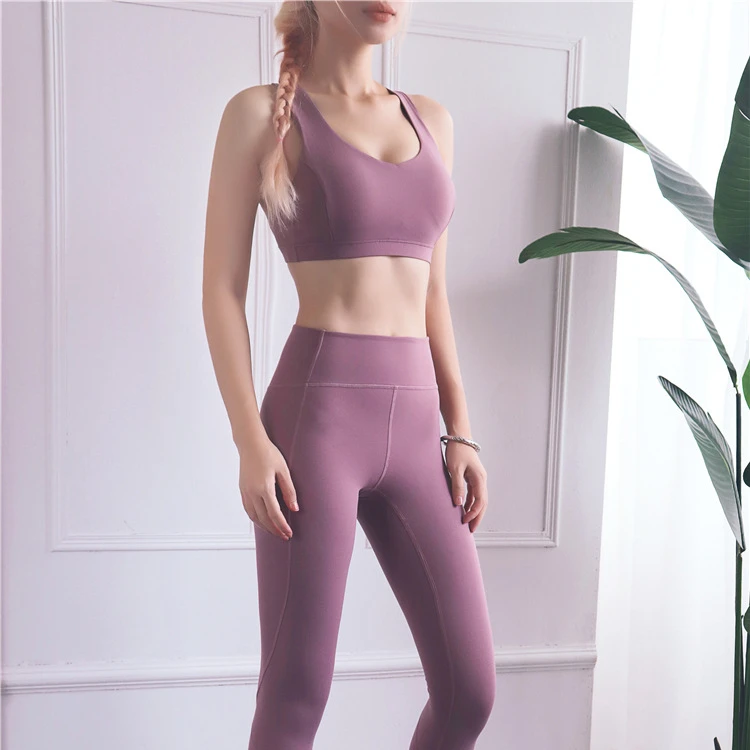

High Quality Cross Seamless sweat absorption Bras backless quick drey Solid Tank women gym tank top fitness