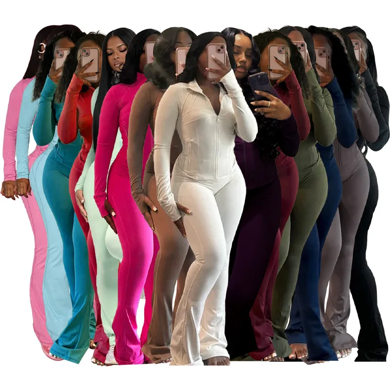 Think 2025 Women Sports Crop Jacket Long Pants Quick Drying Yoga 2 Piece Set Lady Yoga Wear Jogger Two Piece Pants Set for Women