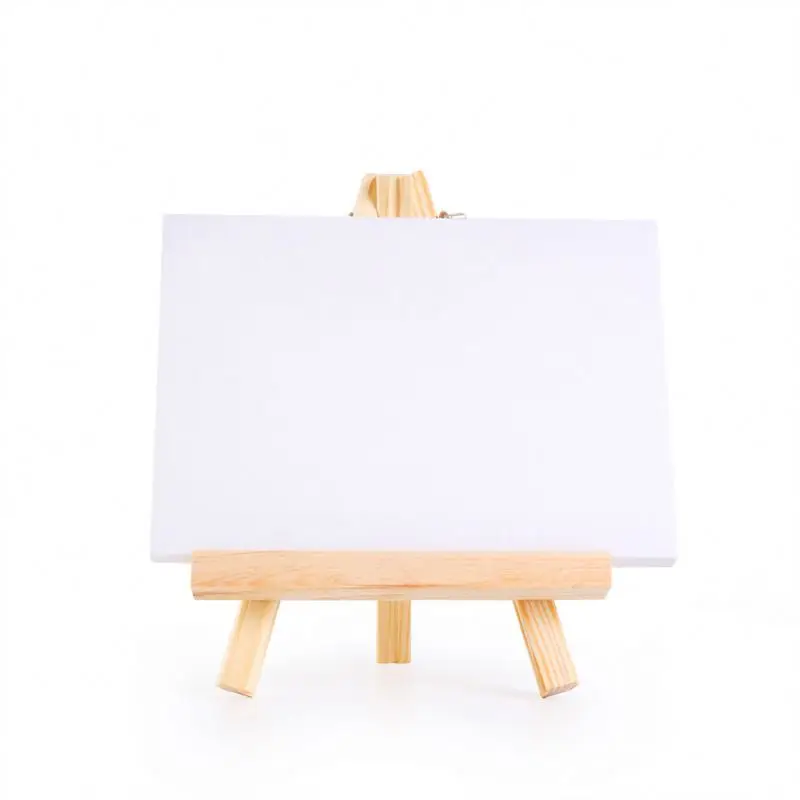 

Painting easel stand TOL3t tripod sketching easel, Log color easel + white picture frame