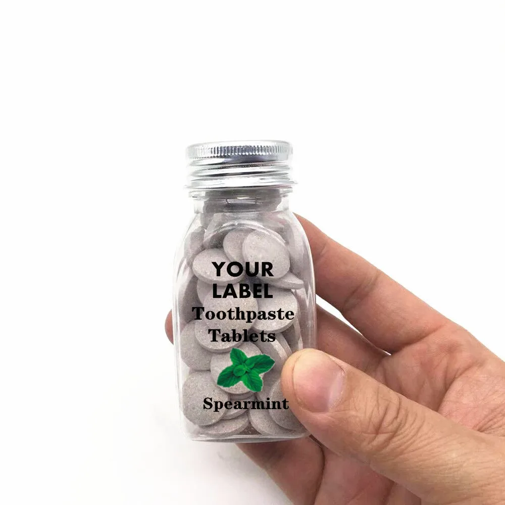 
Natural ingredients toothpaste tablets gentle on teeth and gums 