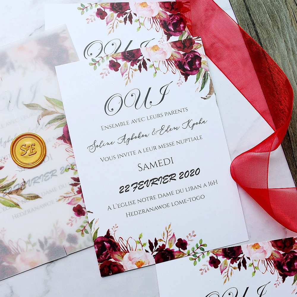 Custom Unique Antique Monogram Pink Wax Seal for Wedding Invitation and Party