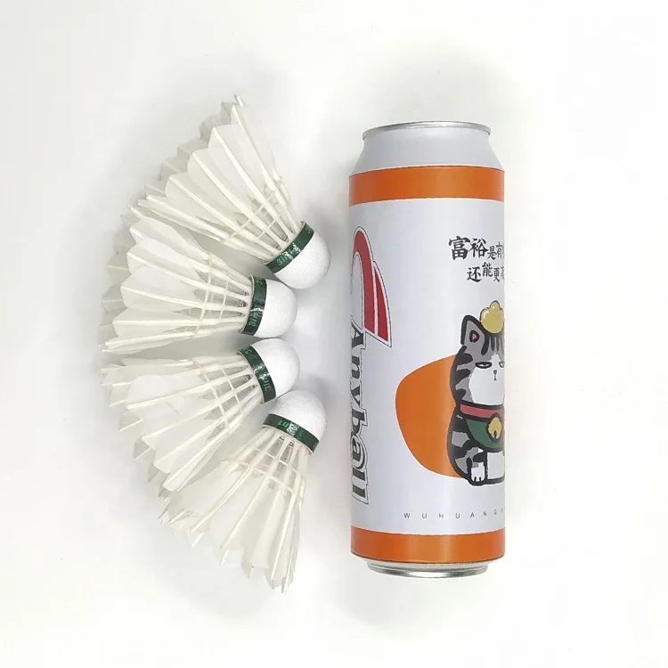 

Shuttlecock Goos 4 PCS Pack Fur Shuttleckok Shuttlecock Manufactur Outdoor Badminton Shuttlecocks manufacturing kok badminton, Natural white