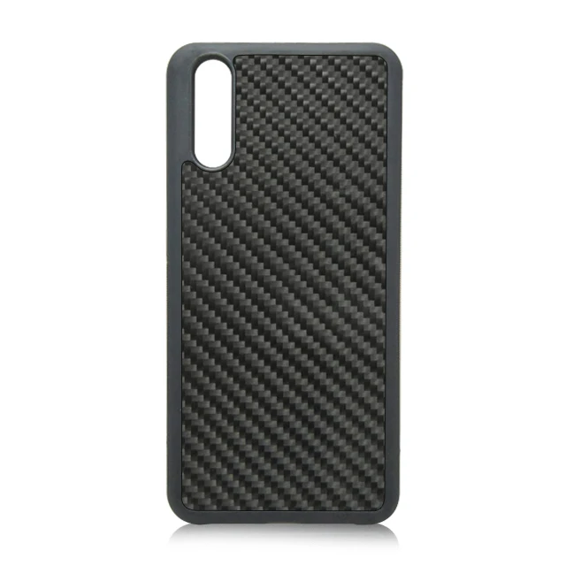 

Hot sale wholesale accept custom for Huawei P20 TPU PC carbon fiber phone case most popular high quality carbon fiber phone case