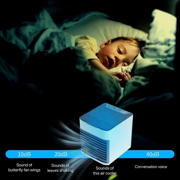 
2020 New Electric portable AirConditioners Cooling Humidifier Fan DC USB Mini Portable Air Conditioner 