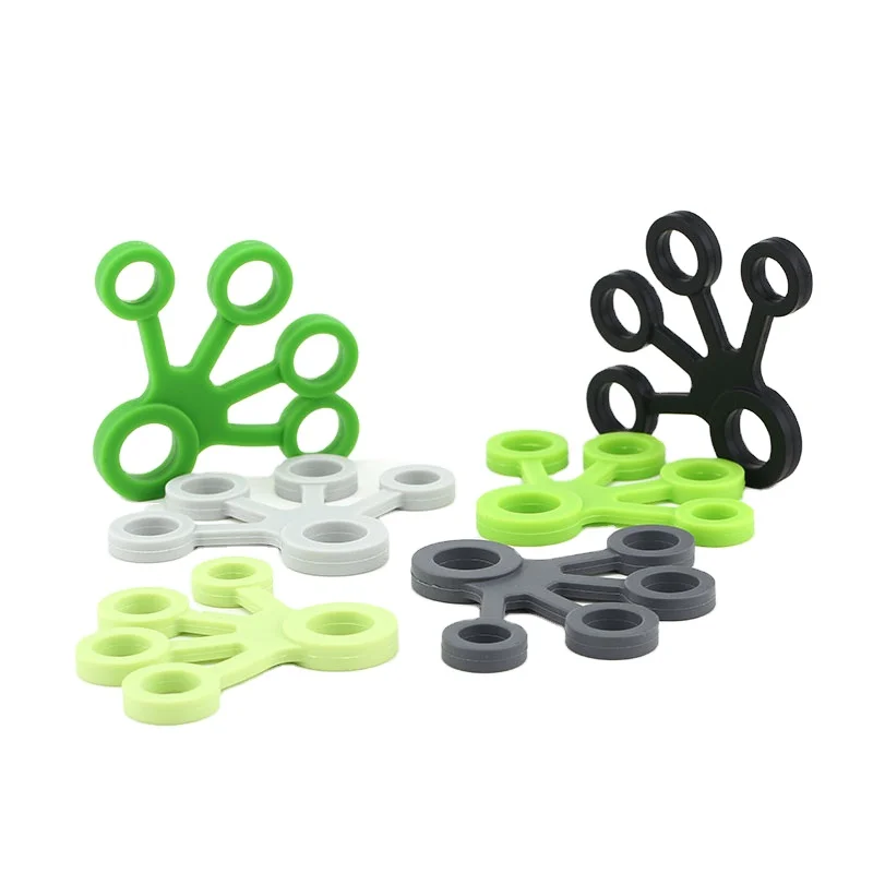 

Finger Hand Grip Silicone Strength Trainer Ring Gripper Exercise Expander Workout Fitness Training Power Hand Grips