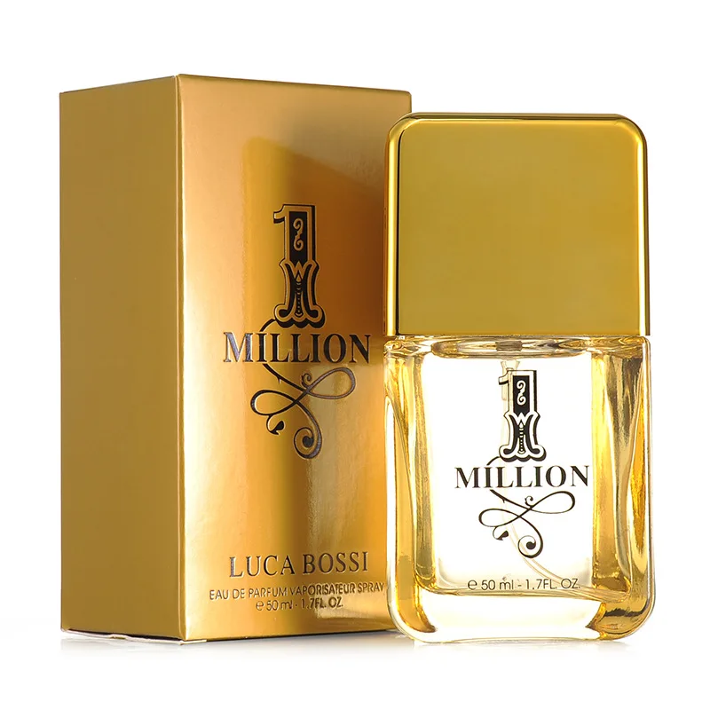 

Free Shipping Men Perfumes Long-Lasting Light Perfume Floral Woody Fragrance Travel Size Gold Cologne Million Toilette Spray