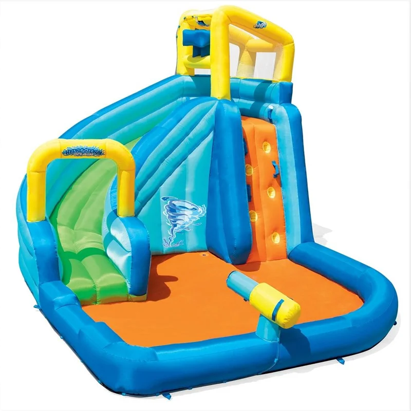 

Kids Water Slides With Pool And Cannon Backyard Inflatable Cheap Commercial Banzai Inflatable Water Slide