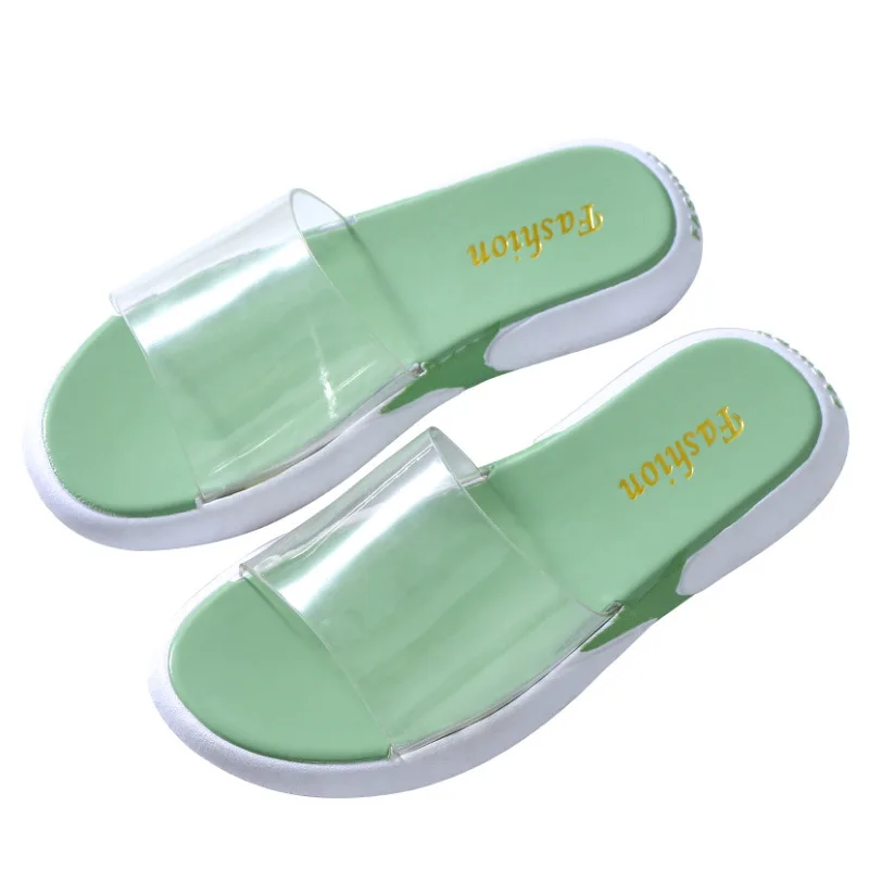 

Wholesale Women PVC Slipper Blank Men's Slipper Plastic Slipper, As picture