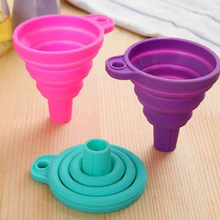 

High Quality Silicone Collapsible Foldable Funnel