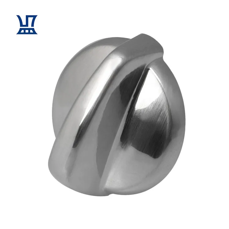 

BQLZR Free Shipping 1 Piece Ultra Durable WB03T10284 Cooktop Range Control Knob Replacement Part, Silver
