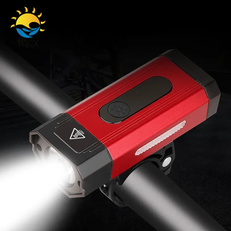 

Wholesale Mountain Bicycle Front Light High Brightness Floodlight USB Charging LED Bike Head Light