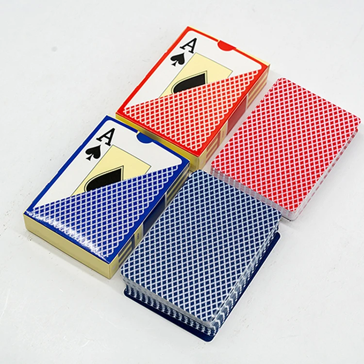 

Factory stock print pvc poker jumbo index standard size playing cards plastic