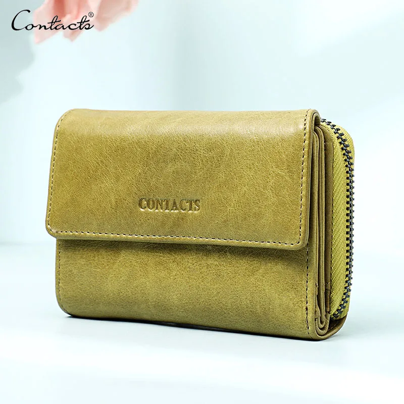 

Wholesale Contacts rfid blocking wallet ladies outside coin pocket custom latest design leather purse