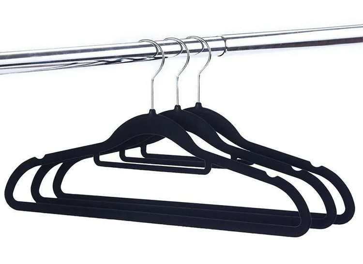 2020 new clothes hanger anti slip t shirt hanger, custom hanger with logo