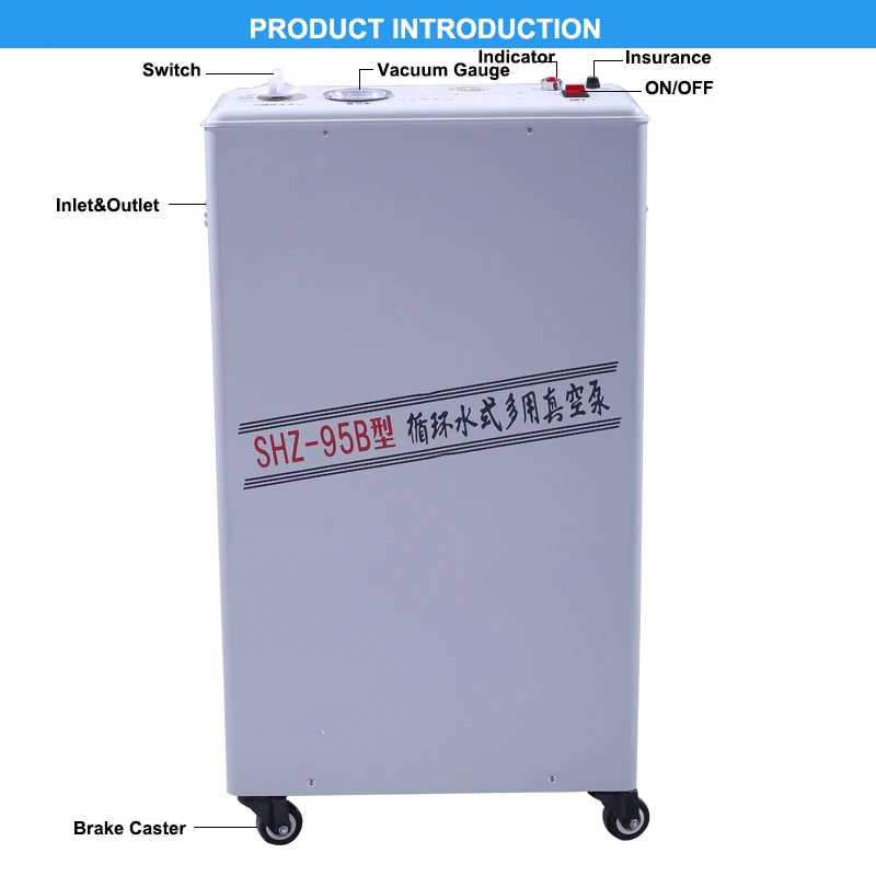 Circulating Water Jet Flow Aspirator Vacuum Pump For Lab Rotary