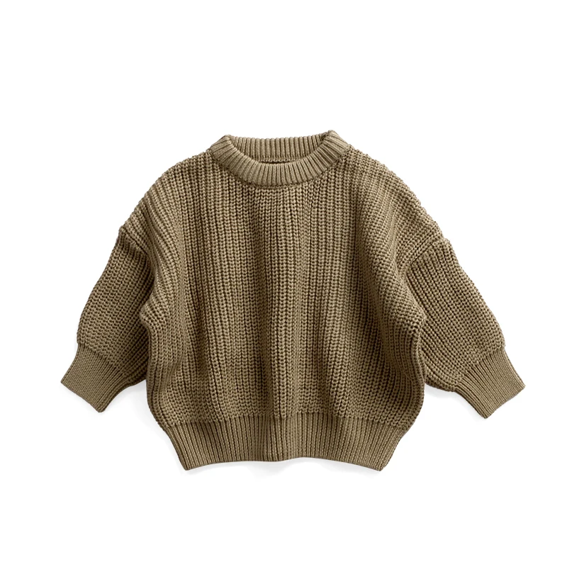 

2020 hot sale baby autumn winter boutique sweater wholesale children knitted formal tops, Picture