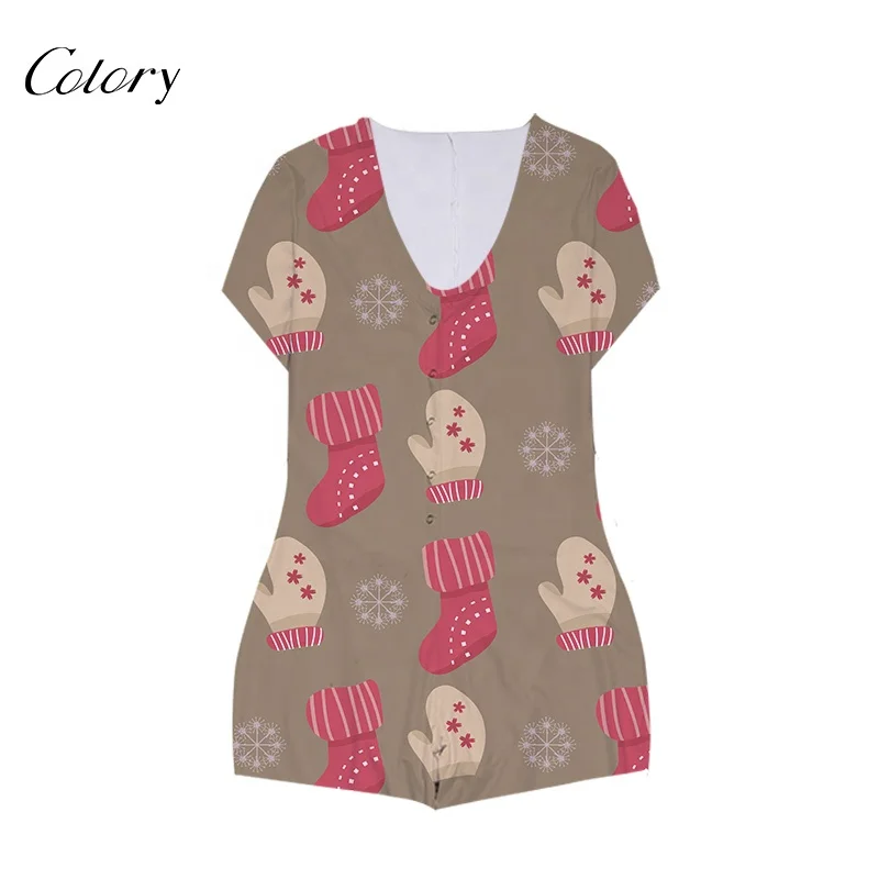 

Colory Girls Cartoon Animal Onesie Sexy Women Bodysuit Pajama, Customized color