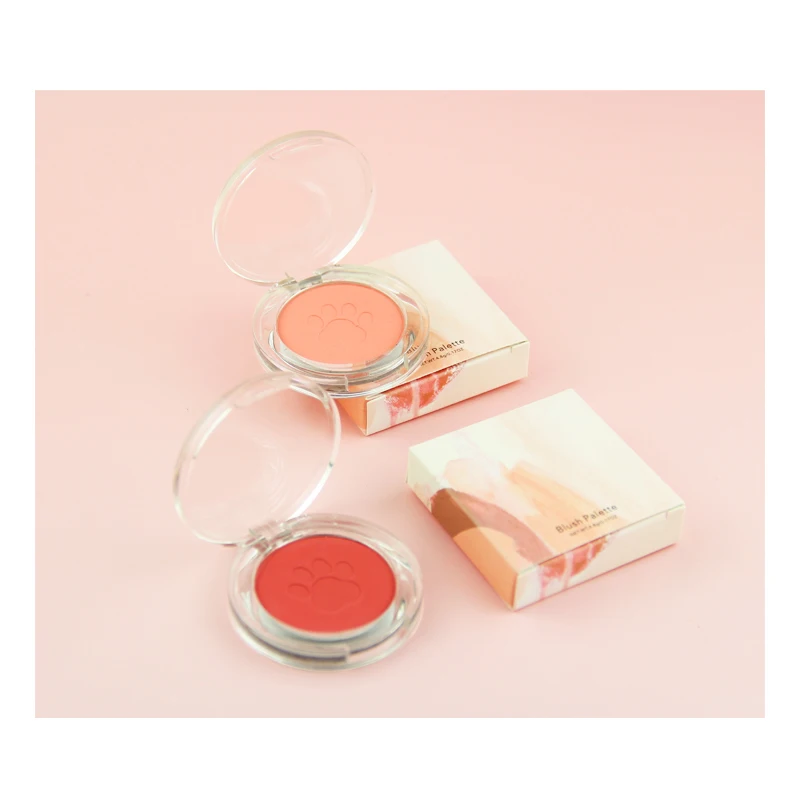 

High Quality So Pretty Cute Cardboard 10colors Single Blush No Logo Blusher Wholesale, 10 colors