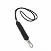 Black style paracord survival lanyard neck strap for Keys, Badges & IDs, MP3s, iPhone, Whistle