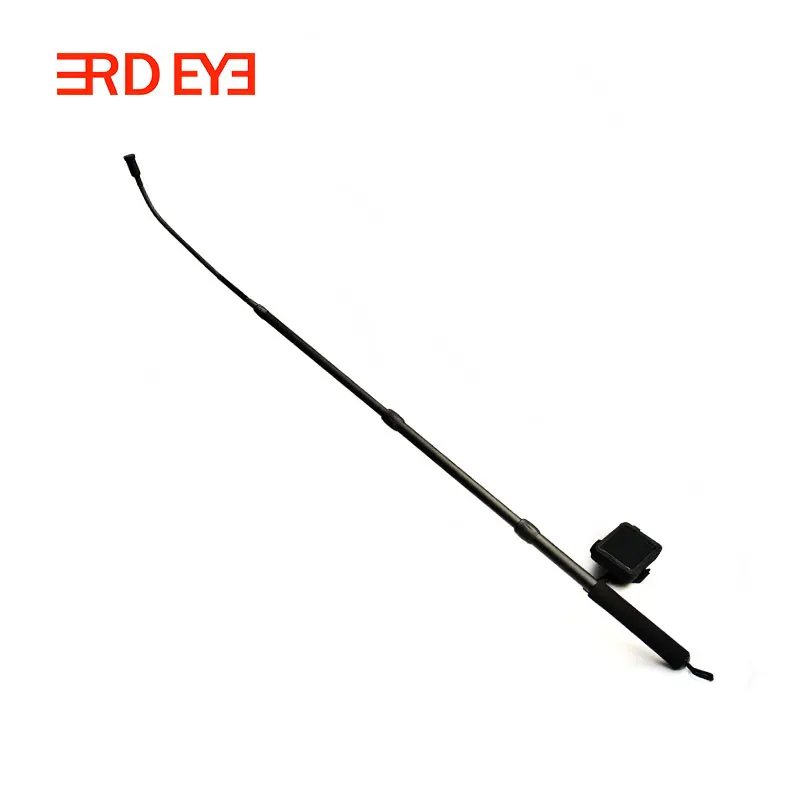 

4.9ft telescopic pole inspection video cctv camera with 7 inch ips screen monitor support record photo playback zoom