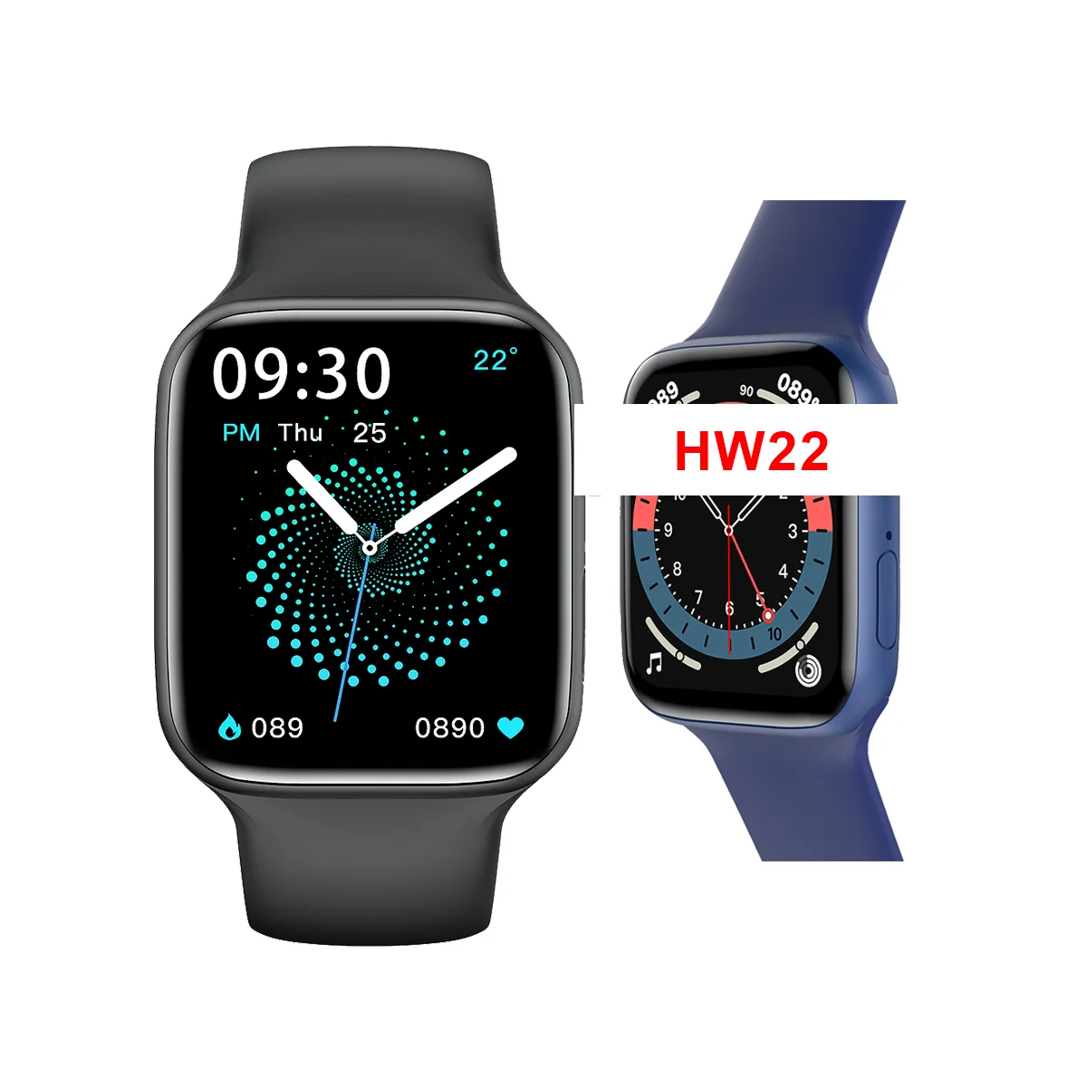 

Wholesale hw22 reloj smartwatch HW22 PRO+ Full Touch Screen wearfit pro series 7 smart watch, 5 colors