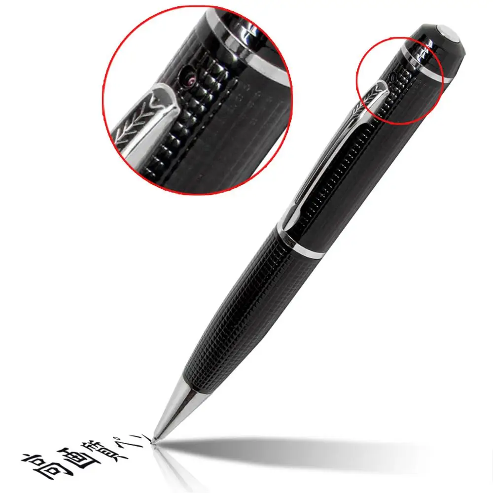

1080P 30 FPS Easy To Use Mini Spy Cam Pen With Mic Hidden Camera, Silver