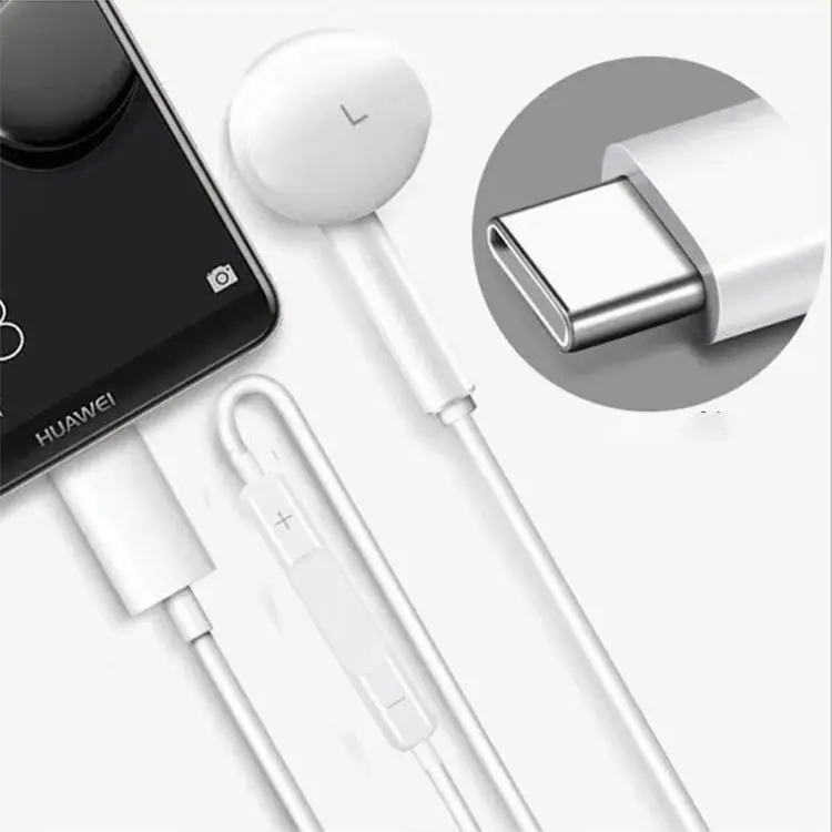 

Universal Super Bass In-Ear Wired Type-C Earphone USB-C Stereo Headphone Mi Earbuds for Android