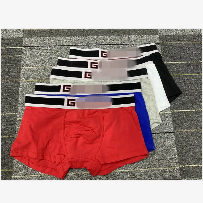 

Underwear For Male Lettern Pattern Cotton Men Boxer Flat Leggings, Picture
