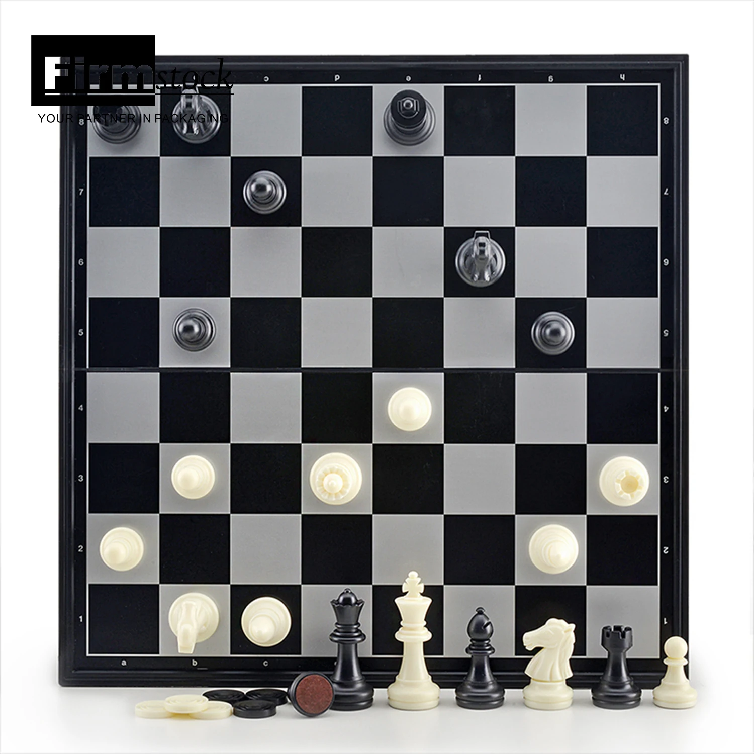 

Plastic Pieces Set Large Magnet Board Checkers Magnetic Travel Boards Wooden Vinyl Chess Games, Wood