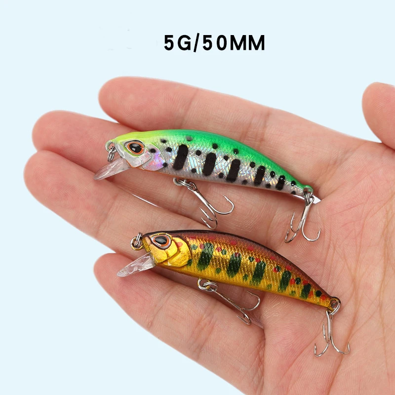

Jetshark Wholesale 5.5cm/5g 15 Colors Long cast bait Simulation Sinking minnow hard bait Minnow Fishing Lures