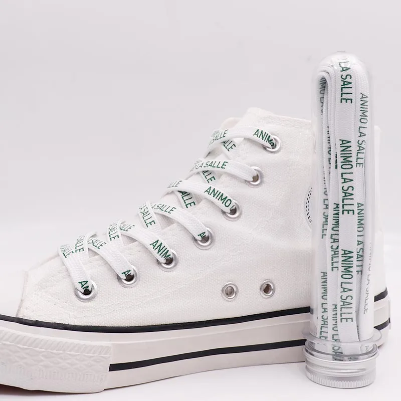 

Coolstring High quality polyester shoelaces printed shoelaces support customized wholesale shoelaces, White