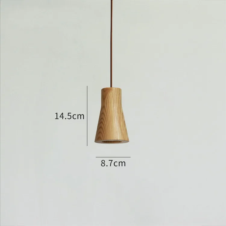 Small Dining Table Decor Contemporary Wooden Chandelier Lighting Coffee Shop Pendant Light