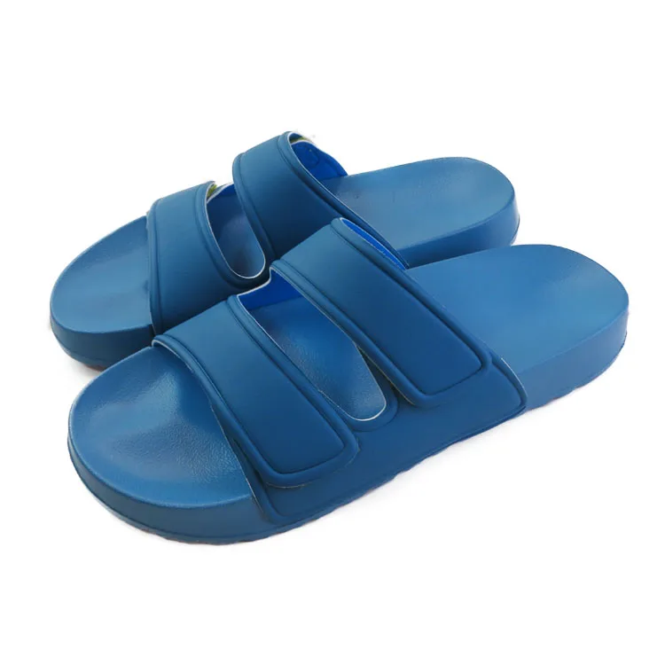 

China Ledar Slippers Man Mens Chinese Flat Model Colorful Oem Sliders Comfortable Latest Pvc Cool Comfy Slipper Men Sandal