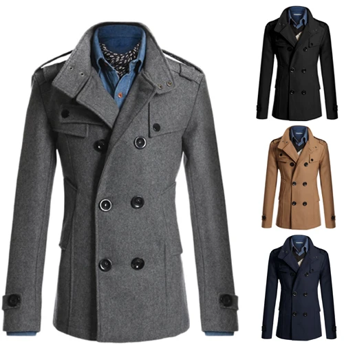 

Onenweb w Whole Men's Dust Coat mens overcoat winter men's trench coat long trench coats