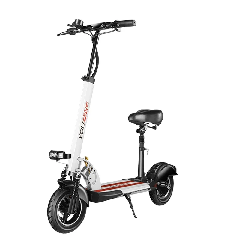 

High Quality Portable And Safe Foldable 500W 10inch 36V48V Adult Folding Electric Scooter Motorcycle Manufacturer