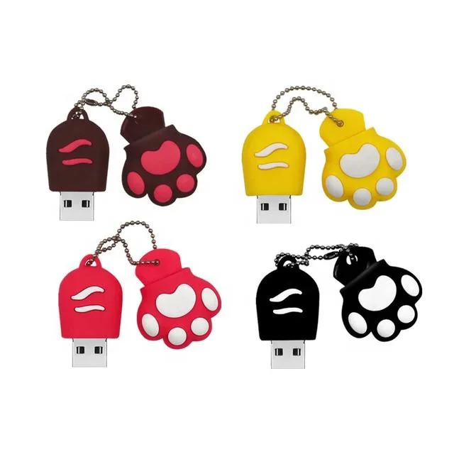 

Lovely Cat Claw Usb Flash 4GB 16GB 32GB 64GB Usb Flash Drive Memory Stick Pendrive Cartoon Usb Flash Drive