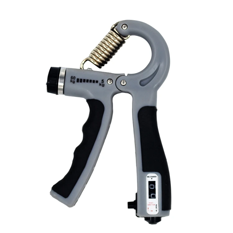 

Fitness Gym Adjustable Exerciser Hand Grip Strengthener Hand Grip Set, Grey,blue