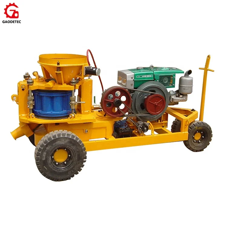 
9m3/h diesel shotcrete concrete spraying machine for sale 