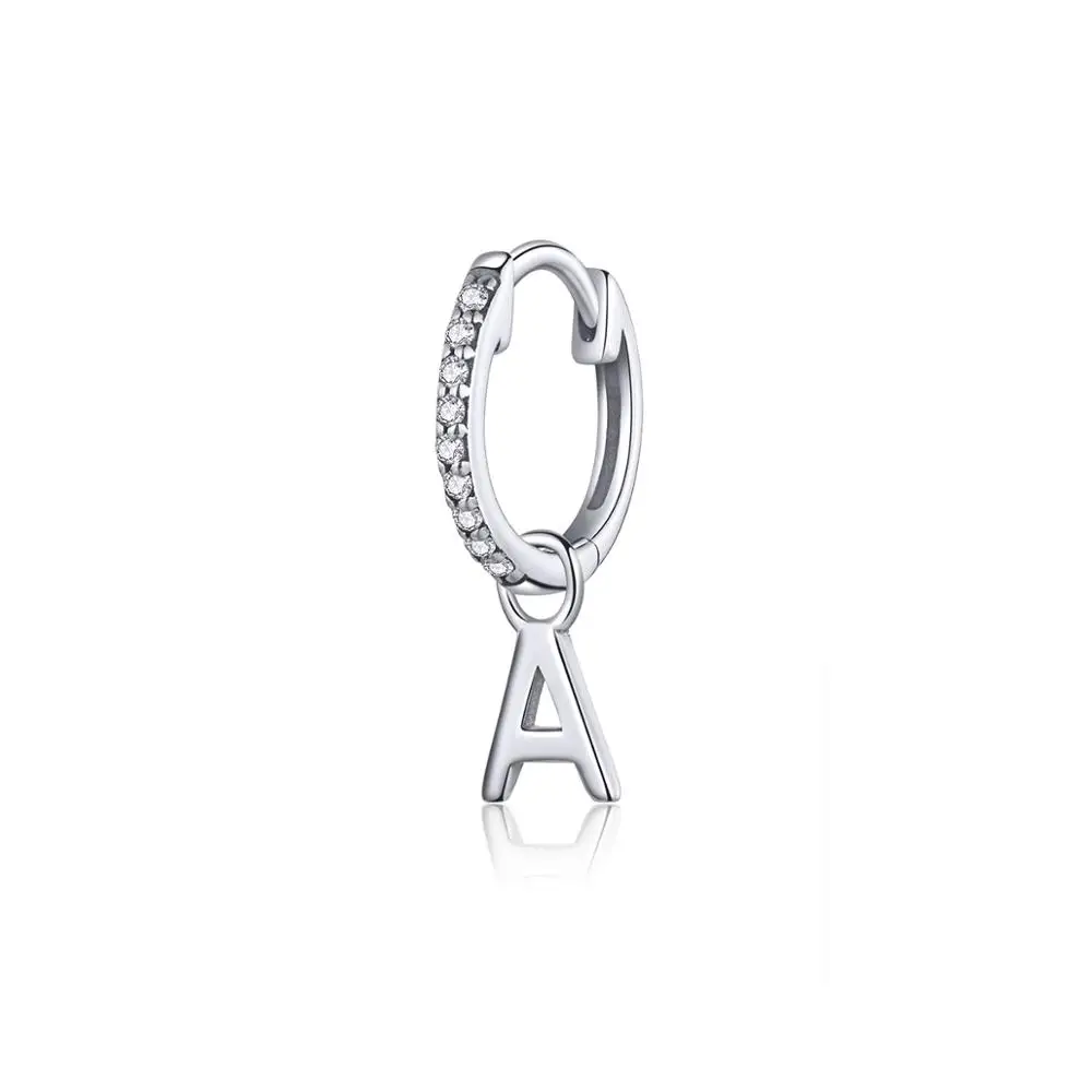 

Letter 925 earring trending earrings creative woman earring jewelry, Silver color