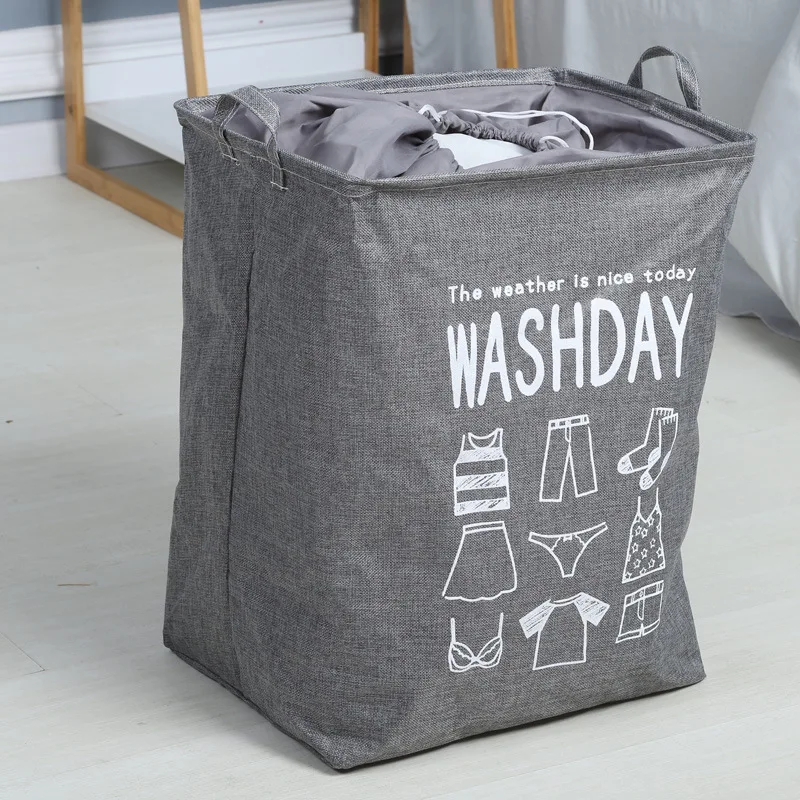 
Cube folding laundry basket for kids toy storage basket sundries books lego dog toys box clothes storage bag 