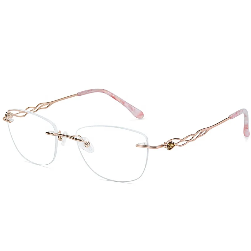 

AX1272 Eyewear Wholesale Women Fashion Glasses Eyeglasses Frames Titanium
