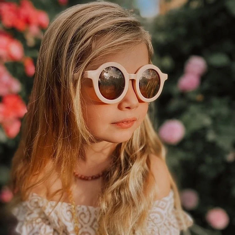 

NWOGLSS 1319 Free Sample Hot Sale Round Cute Boy Girls Fashion Baby Sunglasses Kids