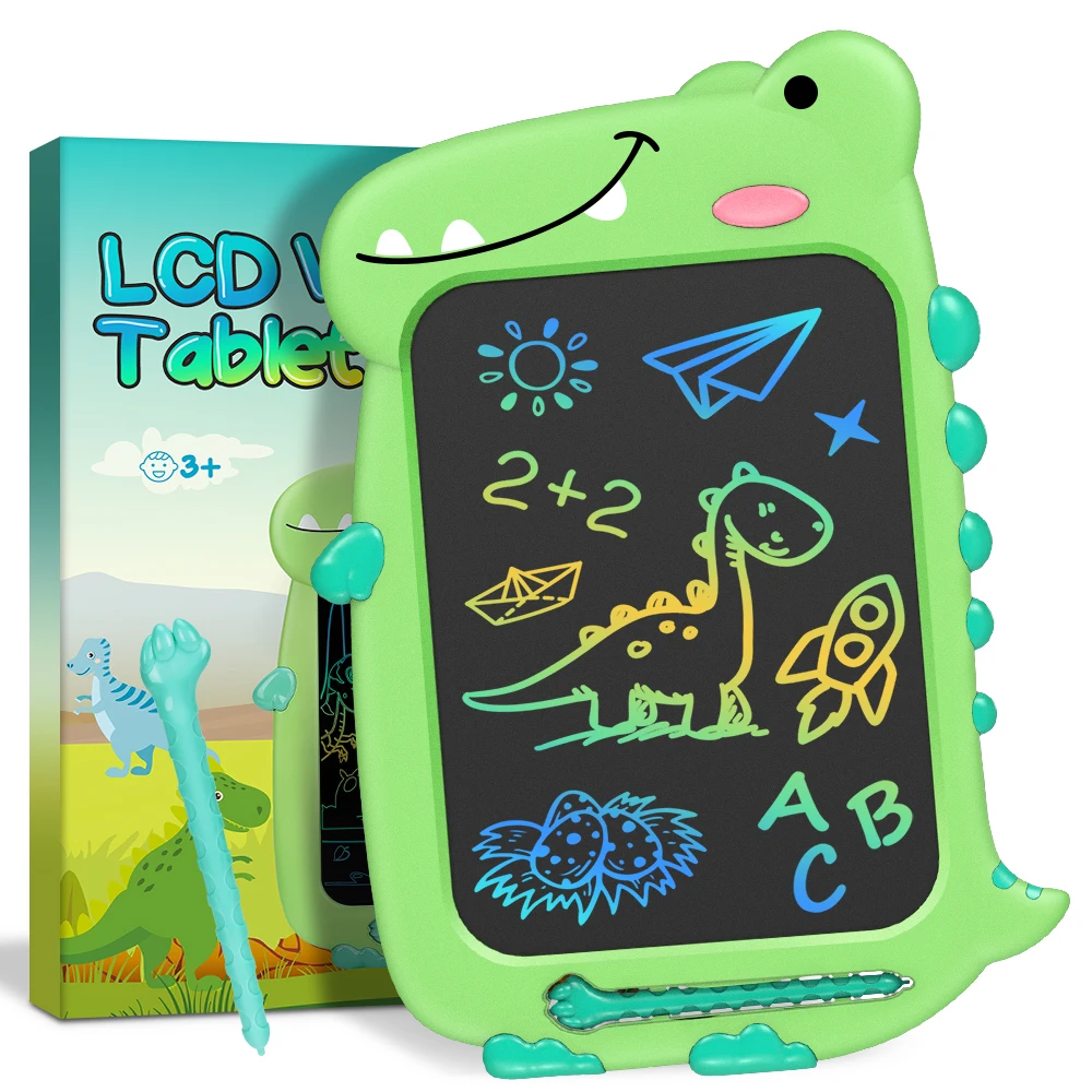 

2022 New Educational Toy Dinosaur Electronic Writing Tablet Learning Preschool Toy Lcd Drawing Board Kids Girls Toys