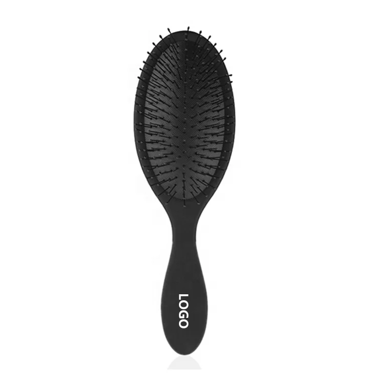 

Wholesale Professional Custom Logo Salon Cushion Hairbrush Nylon Bristle Curly Hair Brush Detangling Hair Brush, Ivory white. pink. purple. black. customized