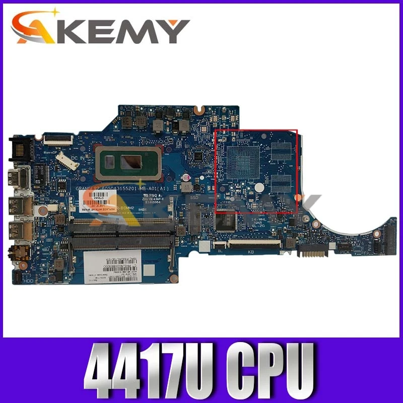 

L51527-001 L51527-601 PN for HP 240 G7 HP 14-CK Original Laptop Integrated Motherboard GRANGER-6050A2977601-MB-A0 UMA Pent 4417U